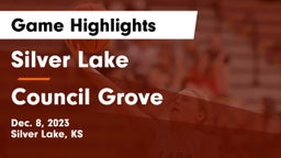 Silver Lake  vs Council Grove  Game Highlights - Dec. 8, 2023