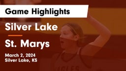 Silver Lake  vs St. Marys  Game Highlights - March 2, 2024