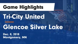 Tri-City United  vs Glencoe Silver Lake  Game Highlights - Dec. 8, 2018
