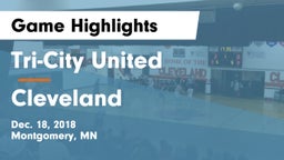 Tri-City United  vs Cleveland Game Highlights - Dec. 18, 2018