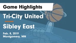 Tri-City United  vs Sibley East  Game Highlights - Feb. 8, 2019