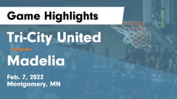 Tri-City United  vs Madelia  Game Highlights - Feb. 7, 2022