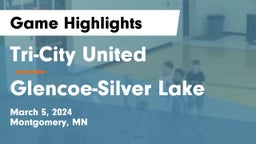 Tri-City United  vs Glencoe-Silver Lake  Game Highlights - March 5, 2024
