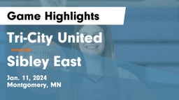 Tri-City United  vs Sibley East  Game Highlights - Jan. 11, 2024