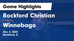 Rockford Christian  vs Winnebago  Game Highlights - Oct. 4, 2022