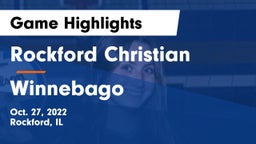 Rockford Christian  vs Winnebago  Game Highlights - Oct. 27, 2022