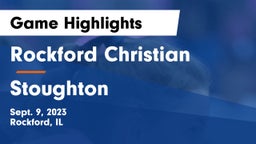 Rockford Christian  vs Stoughton  Game Highlights - Sept. 9, 2023