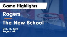 Rogers  vs The New School Game Highlights - Dec. 16, 2020