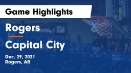 Rogers  vs Capital City   Game Highlights - Dec. 29, 2021
