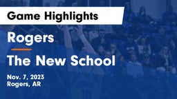 Rogers  vs The New School Game Highlights - Nov. 7, 2023