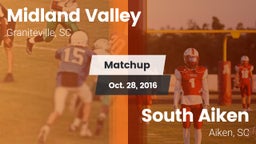 Matchup: Midland Valley High vs. South Aiken  2016