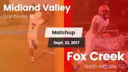 Matchup: Midland Valley High vs. Fox Creek  2017
