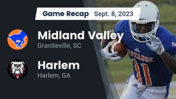 Recap: Midland Valley  vs. Harlem  2023