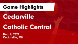 Cedarville  vs Catholic Central  Game Highlights - Dec. 4, 2021