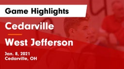 Cedarville  vs West Jefferson  Game Highlights - Jan. 8, 2021