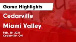 Cedarville  vs Miami Valley  Game Highlights - Feb. 20, 2021