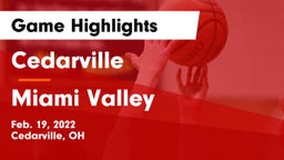 Cedarville  vs Miami Valley  Game Highlights - Feb. 19, 2022