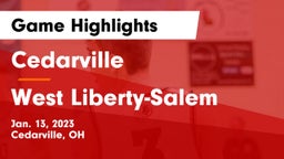 Cedarville  vs West Liberty-Salem  Game Highlights - Jan. 13, 2023