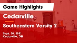Cedarville  vs Southeastern Varsity 2 Game Highlights - Sept. 30, 2021