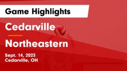 Cedarville  vs Northeastern Game Highlights - Sept. 14, 2023