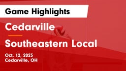 Cedarville  vs Southeastern Local  Game Highlights - Oct. 12, 2023