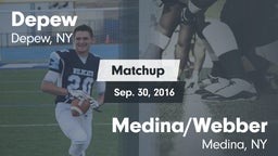 Matchup: Depew  vs. Medina/Webber  2016