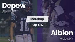 Matchup: Depew  vs. Albion  2017