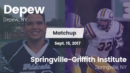 Matchup: Depew  vs. Springville-Griffith Institute  2017