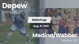 Matchup: Depew  vs. Medina/Webber  2018