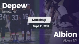 Matchup: Depew  vs. Albion  2018