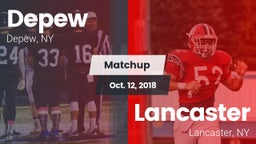 Matchup: Depew  vs. Lancaster  2018