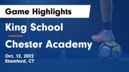 King School vs Chester Academy Game Highlights - Oct. 12, 2022