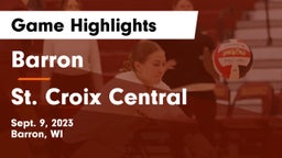 Barron  vs St. Croix Central  Game Highlights - Sept. 9, 2023