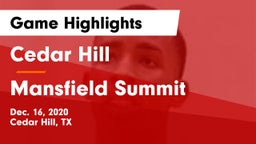 Cedar Hill  vs Mansfield Summit  Game Highlights - Dec. 16, 2020