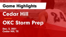 Cedar Hill  vs OKC Storm Prep Game Highlights - Dec. 3, 2021