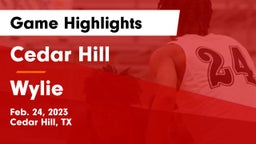 Cedar Hill  vs Wylie  Game Highlights - Feb. 24, 2023