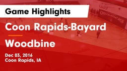 Coon Rapids-Bayard  vs Woodbine  Game Highlights - Dec 03, 2016