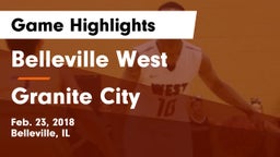 Belleville West  vs Granite City  Game Highlights - Feb. 23, 2018