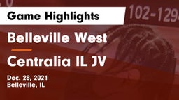 Belleville West  vs Centralia IL JV Game Highlights - Dec. 28, 2021