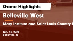 Belleville West  vs Mary Institute and Saint Louis Country Day School Game Highlights - Jan. 14, 2023