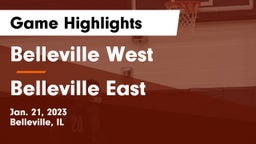 Belleville West  vs Belleville East  Game Highlights - Jan. 21, 2023