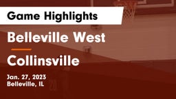Belleville West  vs Collinsville  Game Highlights - Jan. 27, 2023
