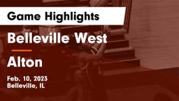 Belleville West  vs Alton  Game Highlights - Feb. 10, 2023