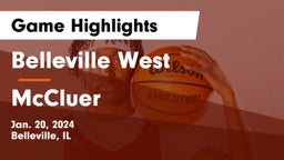 Belleville West  vs McCluer  Game Highlights - Jan. 20, 2024