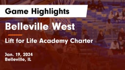 Belleville West  vs Lift for Life Academy Charter  Game Highlights - Jan. 19, 2024