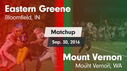 Matchup: Eastern Greene High vs. Mount Vernon  2016