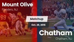 Matchup: Mount Olive vs. Chatham  2016
