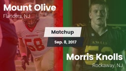 Matchup: Mount Olive vs. Morris Knolls  2017