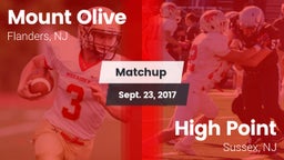 Matchup: Mount Olive vs. High Point  2017