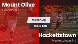 Matchup: Mount Olive vs. Hackettstown  2017